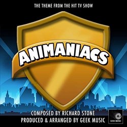 Animaniacs Main Theme Soundtrack (Richard Stone) - CD cover