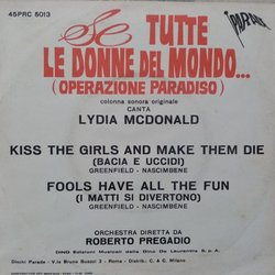 Se Tutte Le Donne Del Mondo Soundtrack (Mario Nascimbene) - CD Back cover