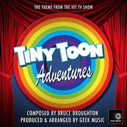 Tiny Toon Adventures Main Theme Soundtrack (Bruce Broughton) - CD cover
