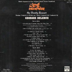 L'Et Meurtrier サウンドトラック (Georges Delerue) - CD裏表紙