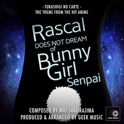 Rascal Does Not Dream Of Bunny Girl Senpai: Fukashigi No Carte Soundtrack (Mai Sakurajima) - Cartula
