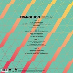 Evangelion Finally Soundtrack (Megumi Hayashibara, Yoko Takahashi) - CD Back cover