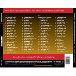 Inchon Ścieżka dźwiękowa (Jerry Goldsmith) - Tylna strona okladki plyty CD
