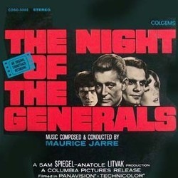The Night of the Generals Ścieżka dźwiękowa (Maurice Jarre) - Okładka CD