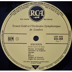 Exodus Soundtrack (Ernest Gold) - cd-inlay