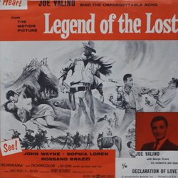 Legend Of The Lost Ścieżka dźwiękowa (Lavagnino ) - Okładka CD