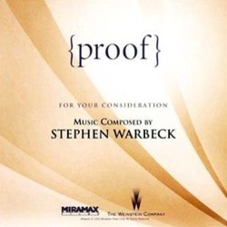 {proof} Colonna sonora (Stephen Warbeck) - Copertina del CD
