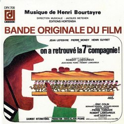 On a retrouv la 7me compagnie サウンドトラック (Henri Bourtayre) - CDカバー