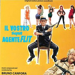 Il Vostro super agente Flint サウンドトラック (Bruno Canfora) - CDカバー