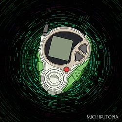 Digimon Adventure 02: Ashita wa Atashi no Kaze ga Fuku Soundtrack (Michirutopia ) - CD cover