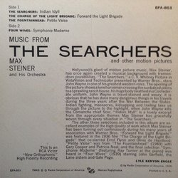 The Searchers サウンドトラック (Max Steiner) - CD裏表紙
