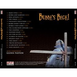 Dark Night of the Scarecrow Soundtrack (Glenn Paxton) - CD Trasero