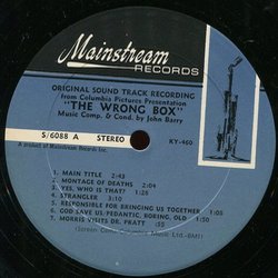 The Wrong Box Soundtrack (John Barry) - cd-inlay