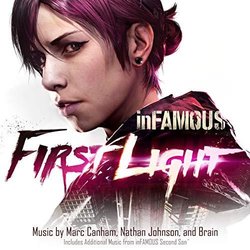 inFAMOUS: First Light Colonna sonora (Brain , Marc Canham 	, Nathan Johnson) - Copertina del CD