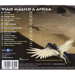 Viaje Mgico A frica Ścieżka dźwiękowa (David Giro) - Tylna strona okladki plyty CD