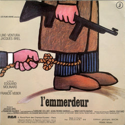 L'emmerdeur Soundtrack (Jacques Brel) - CD Back cover