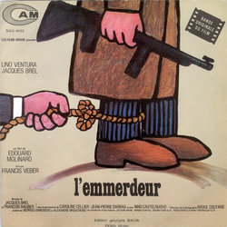 L'emmerdeur サウンドトラック (Jacques Brel) - CDカバー