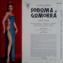 Sodoma E Gomorra Soundtrack (Miklós Rózsa) - CD Back cover