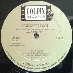 Gone With the Wave サウンドトラック (Lalo Schifrin) - CDインレイ