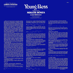 Young Bess サウンドトラック (Mikls Rzsa) - CD裏表紙