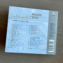 De Fabriek サウンドトラック (Ruud Bos) - CD裏表紙