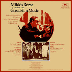 Miklós Rózsa Conducts His Great Film Music Soundtrack (Miklós Rózsa) - CD Trasero