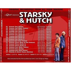 Starsky & Hutch - Music From All Four Seasons - 1975 -1979 サウンドトラック (Lalo Schifrin, Tom Scott, Mark Snow) - CD裏表紙