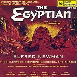 The Egyptian Trilha sonora (Bernard Herrmann, Alfred Newman) - capa de CD