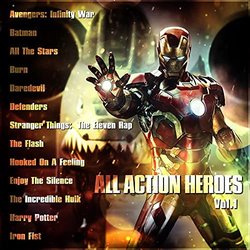 All Action Heroes Vol.1 Ścieżka dźwiękowa (Various artists) - Okładka CD