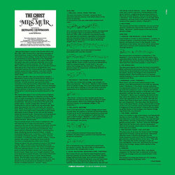 The Ghost and Mrs. Muir Ścieżka dźwiękowa (Bernard Herrmann) - Tylna strona okladki plyty CD