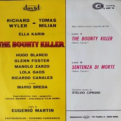 The Bounty Killer Soundtrack (Stelvio Cipriani) - CD Back cover