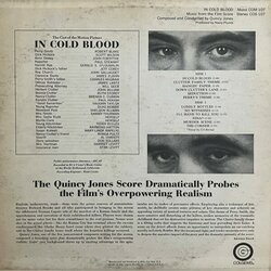 In Cold Blood Soundtrack (Quincy Jones) - CD Achterzijde