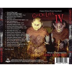 Ghoulies IV Soundtrack (Chuck Cirino) - CD Back cover