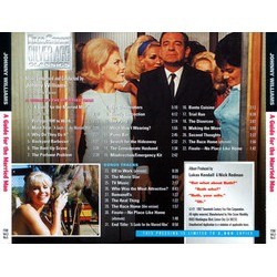 A Guide for the Married Man Ścieżka dźwiękowa (John Williams) - Tylna strona okladki plyty CD