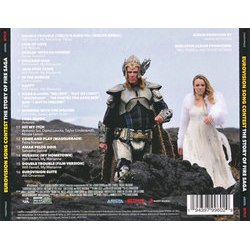 Eurovision Song Contest: The Story of Fire Saga Ścieżka dźwiękowa (Various Artists) - Tylna strona okladki plyty CD