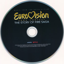 Eurovision Song Contest: The Story of Fire Saga Ścieżka dźwiękowa (Various Artists) - wkład CD