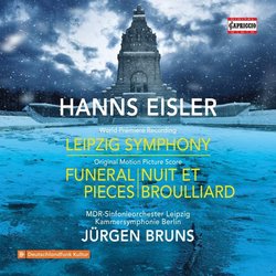 Leipzig Symphony - Funeral Pieces - Nuit et Broulliard サウンドトラック (Hanns Eisler) - CDカバー