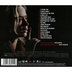 A Quiet Place Ścieżka dźwiękowa (Marco Beltrami) - Tylna strona okladki plyty CD