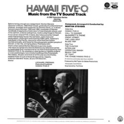 Hawaii Five-0 サウンドトラック (Morton Stevens) - CD裏表紙