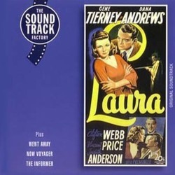 Laura Soundtrack (David Raksin, Max Steiner) - CD cover