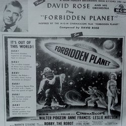 Forbidden Planet/The Swan サウンドトラック (Bebe Barron, Bronislau Kaper) - CDカバー
