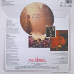 The Last Emperor Trilha sonora (David Byrne, Ryuichi Sakamoto, Cong Su) - CD capa traseira