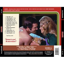 Shamus Soundtrack (Jerry Goldsmith) - CD Back cover