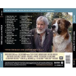 The Call of the Wild Ścieżka dźwiękowa (John Powell) - Tylna strona okladki plyty CD
