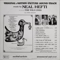 Lord Love a Duck Soundtrack (Neal Hefti, The Wild Ones) - CD Back cover