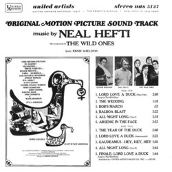 Lord Love a Duck Soundtrack (Neal Hefti, The Wild Ones) - CD Back cover