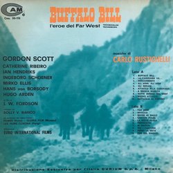 Buffalo Bill l'eroe del Far West Soundtrack (Carlo rustichelli) - CD Achterzijde