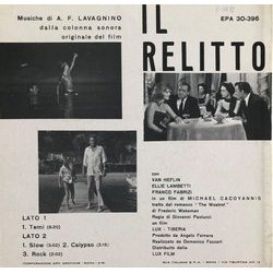 Il Relitto Ścieżka dźwiękowa (A.F. Lavagnino) - Tylna strona okladki plyty CD