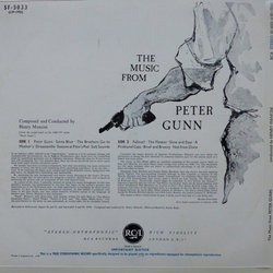 Peter Gunn サウンドトラック (Henry Mancini) - CD裏表紙