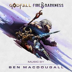 Godfall: Fire & Darkness Trilha sonora (Ben MacDougall) - capa de CD